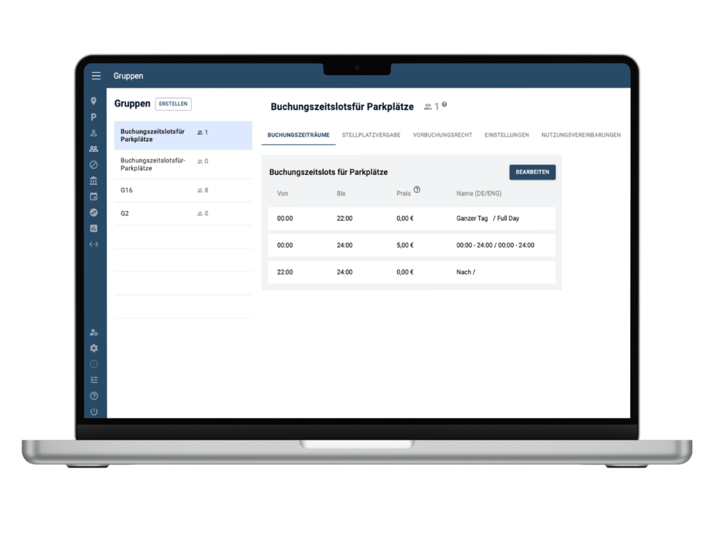 Configuring the ParkHere System
