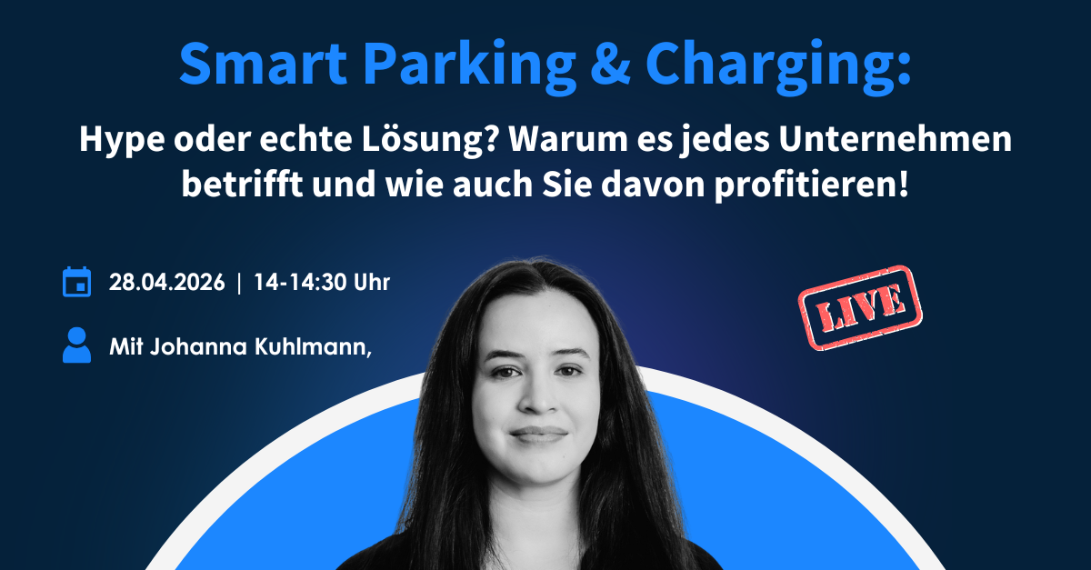 Live Demo mit Timo Smart Parking für Büroimmobilien
