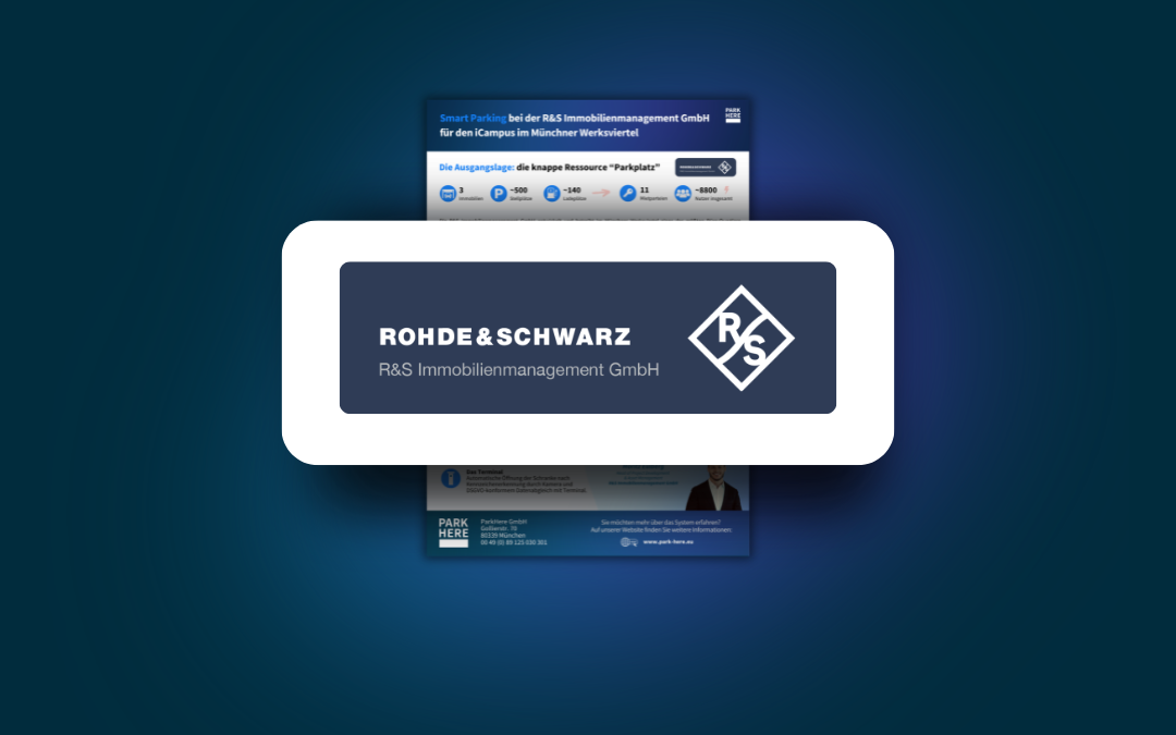 Smart Parking bei R&S Immobilienmanagement