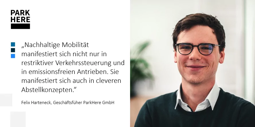 Felix Harteneck, CEO ParkHere GmbH