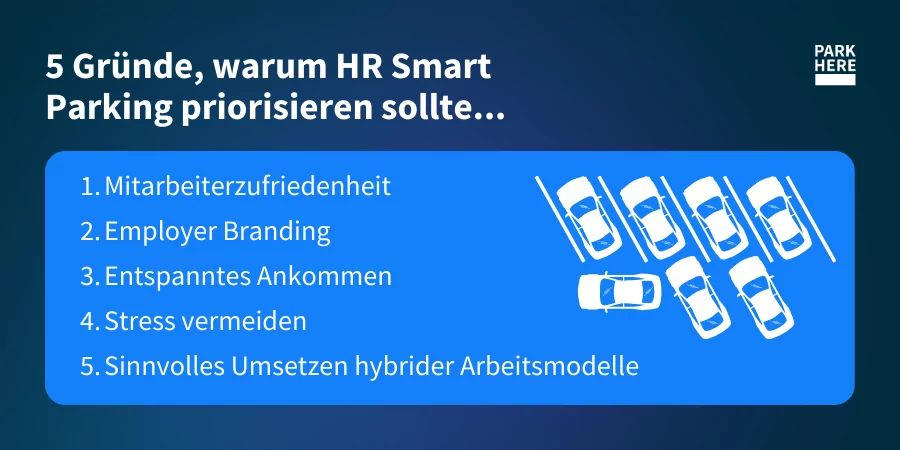 Warum HR Parkraummanagement priorisieren sollte