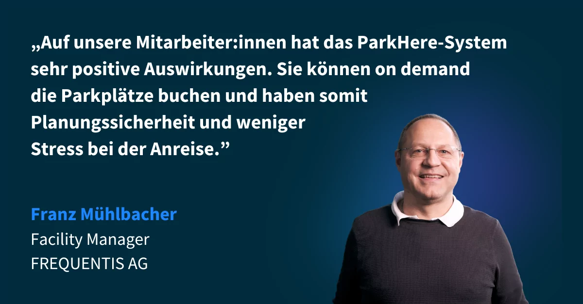 Franz Mühlbacher über ParkHere