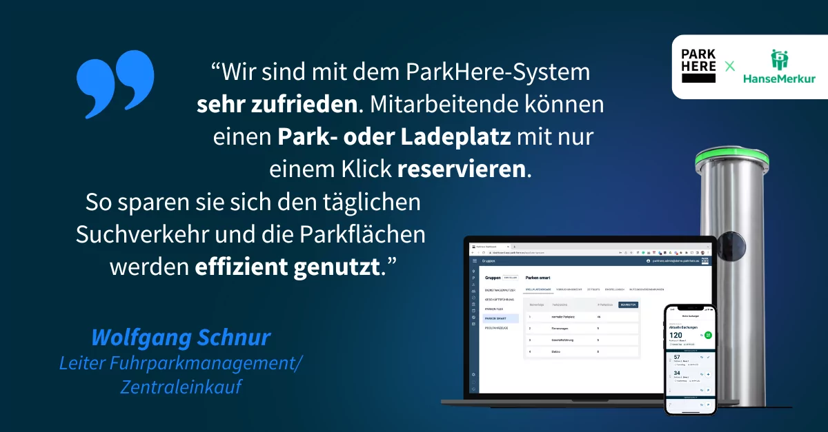 HanseMerkur über ParkHere