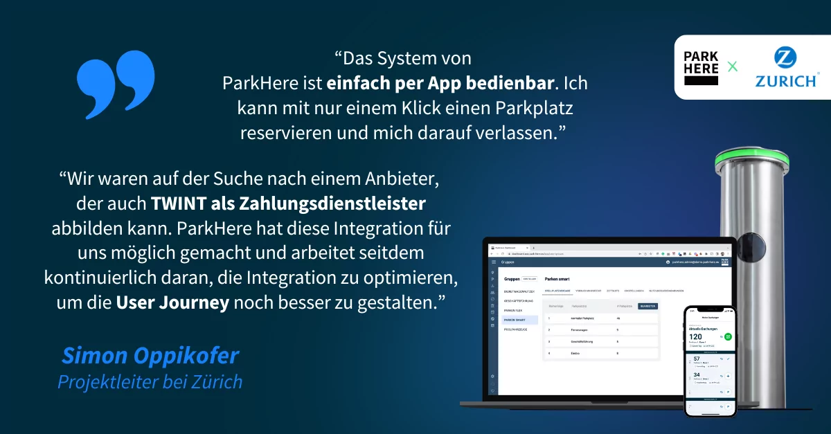 Zürich über ParkHere