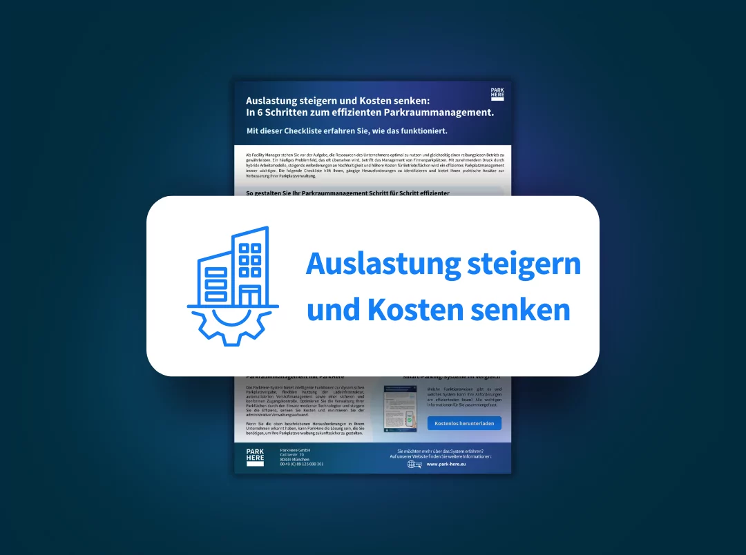 Checkliste effizientes Parkraummanagement
