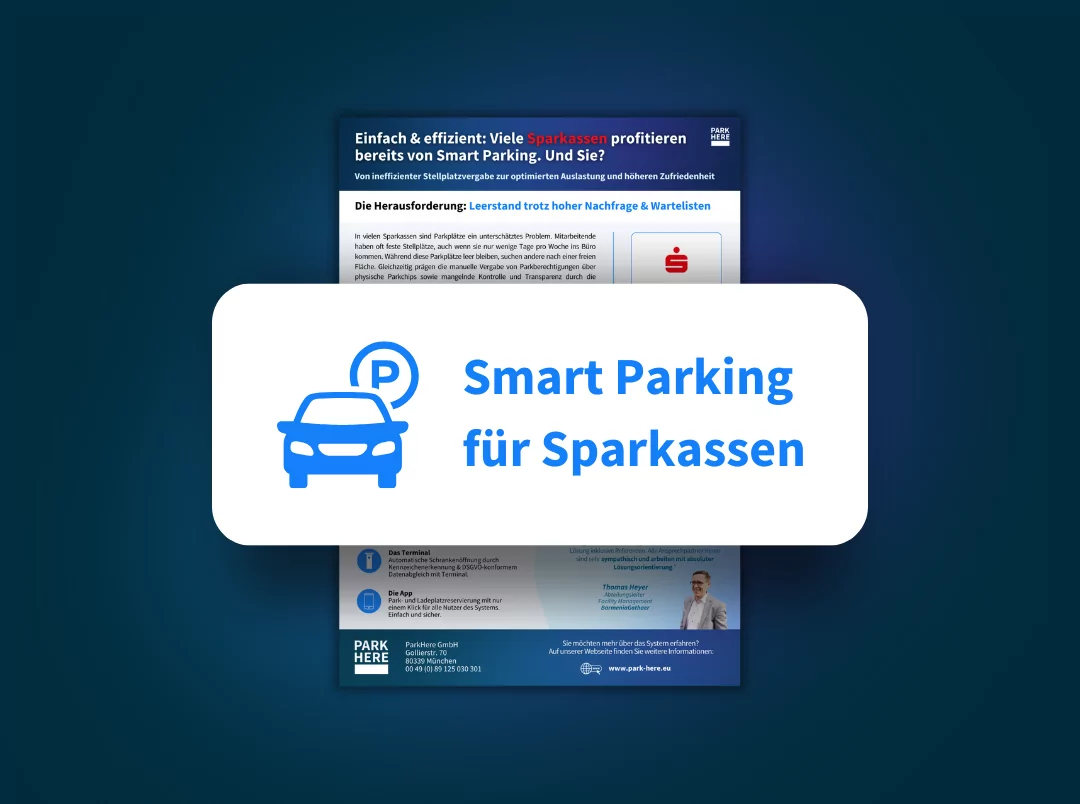 Smart Parking for Savings Banks