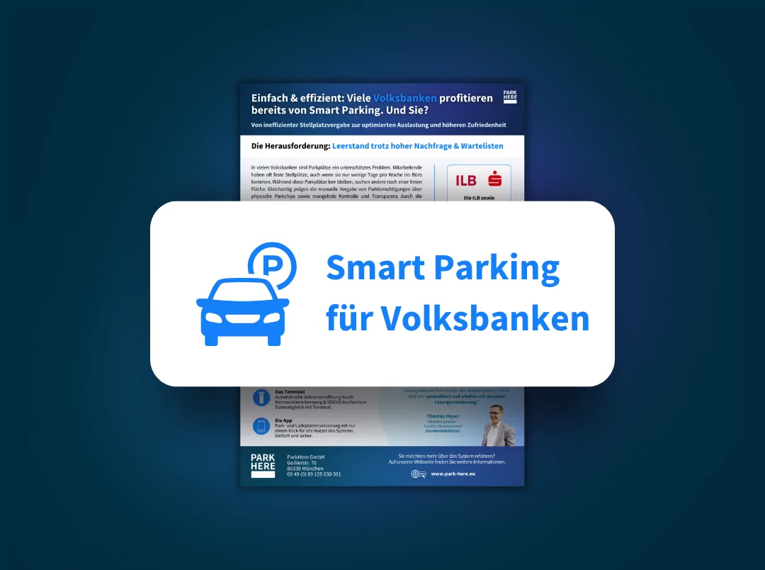 Smart Parking for Volksbanks