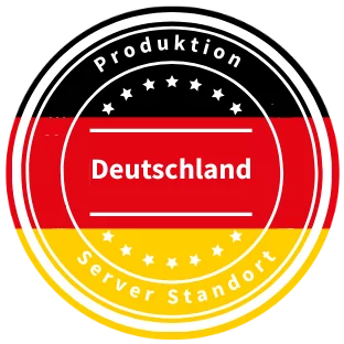 Produktion & Server Standort Deutschland