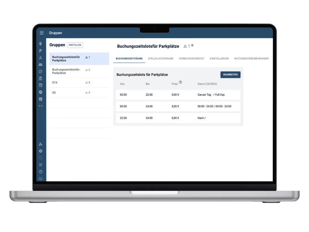 Configuring the ParkHere System