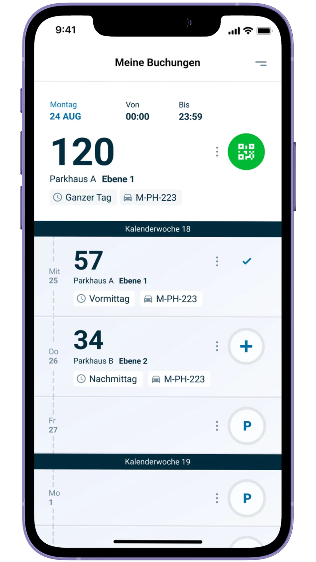 Die ParkHere App