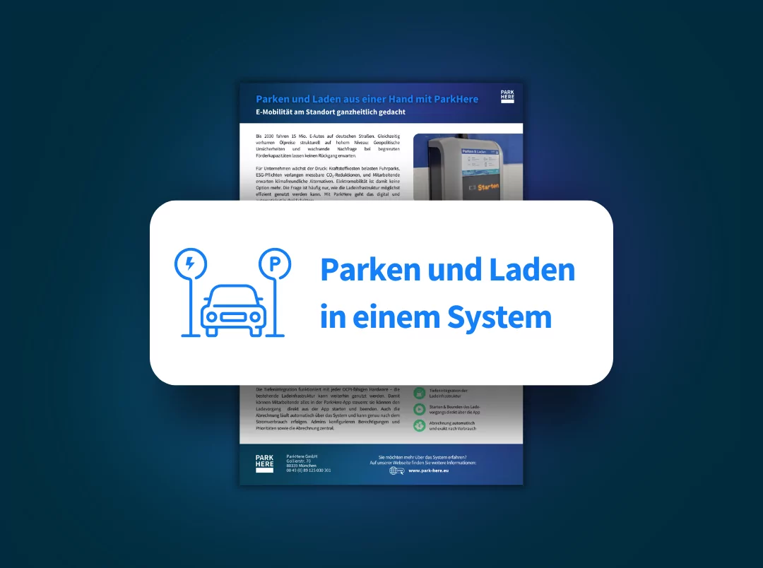 Parking and Charging in a Single System
