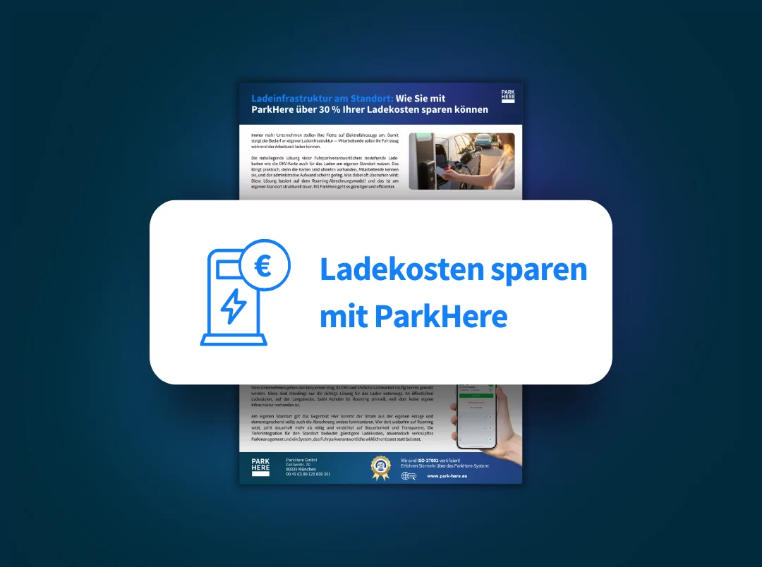 Roaming vs. ParkHere_groß Save on Charging Costs with ParkHere