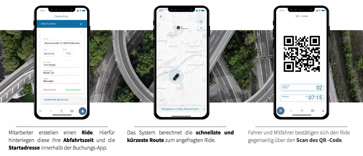 carpooling app